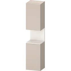 Duravit Collection One Hochschrank, Türanschlag rechts, 400x360x1760mm, Nische Weiß Supermatt, QA1346R84910000, Farbe: Taupe Matt