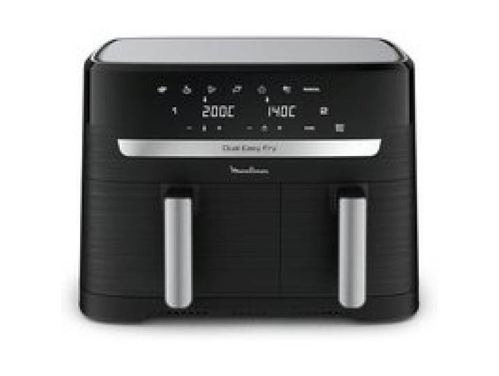 Easy Fry Dual Air Fryer 8 3 L 7 Programmes Noir Sans Huile Double Zone Cuisson Rapide Compact