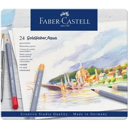 Faber-Castell Aquarellstifte »Goldfaber Aqua« 24 Stück türkis