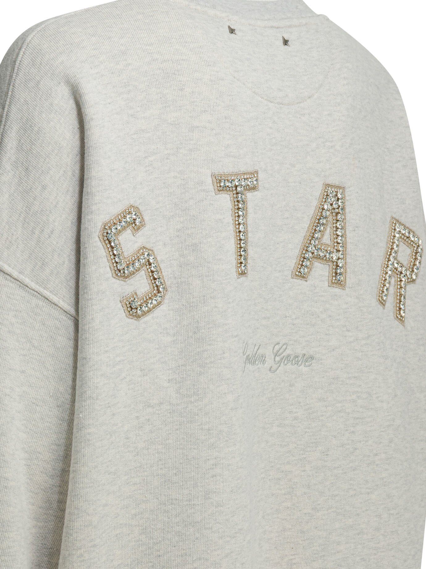 Golden Goose sweatshirt femme gris oversize Gris S