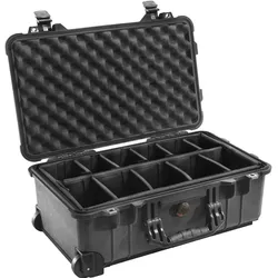 PELICASE 1514 mit Facheinteilung und Rollen (Angebot)