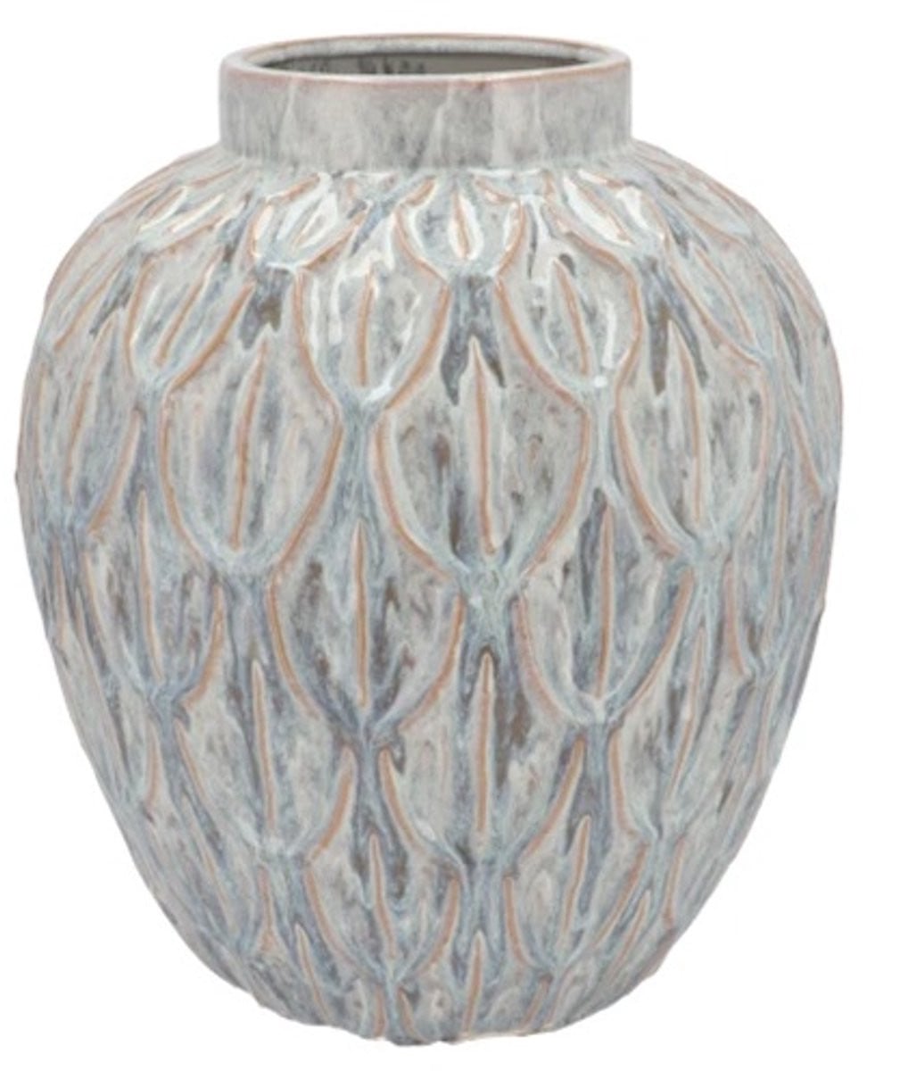 Vaas Inga Boa Grey 31 x 35 cm