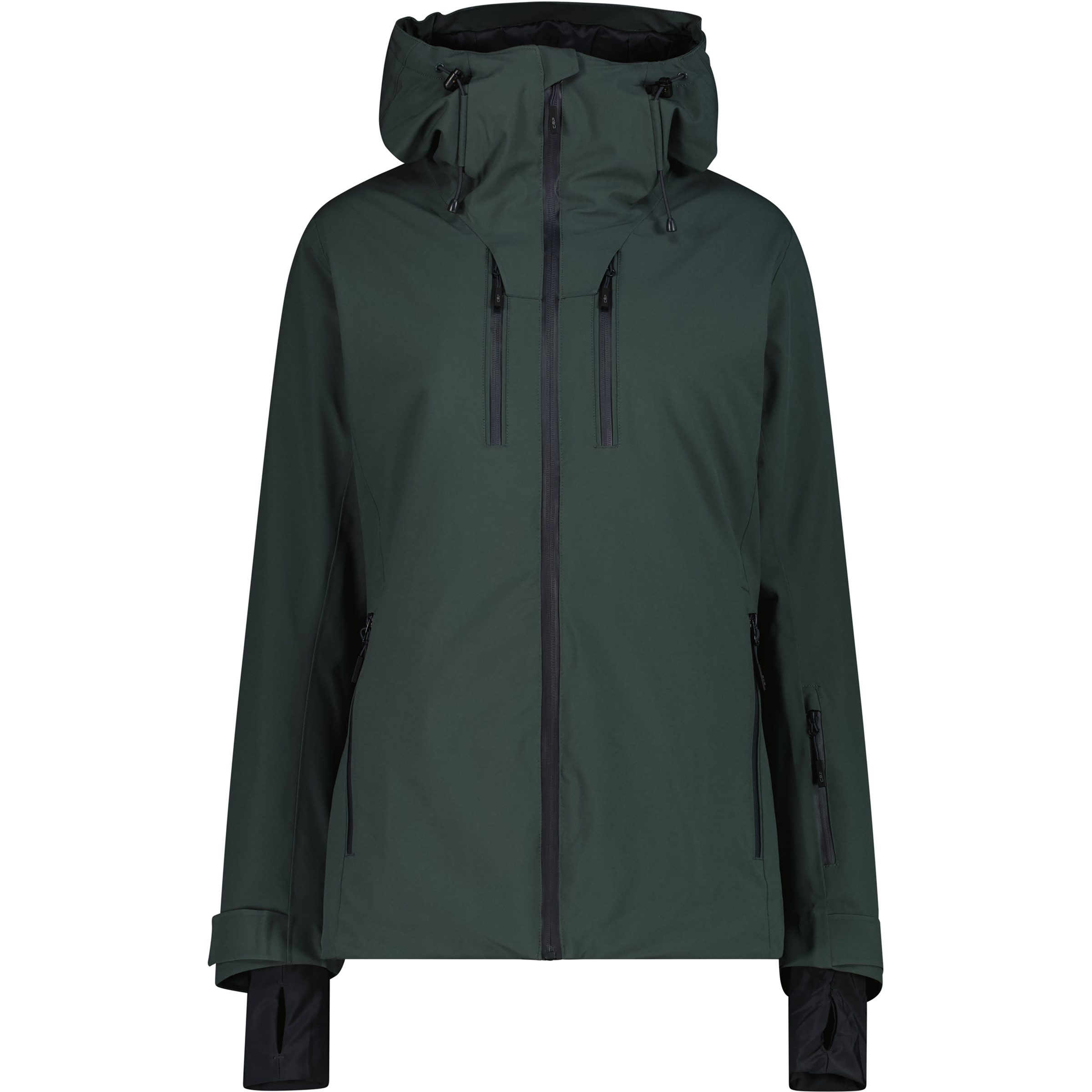 CMP Damen Isolationsjacke gruen Größe M Skifahren Elastisch