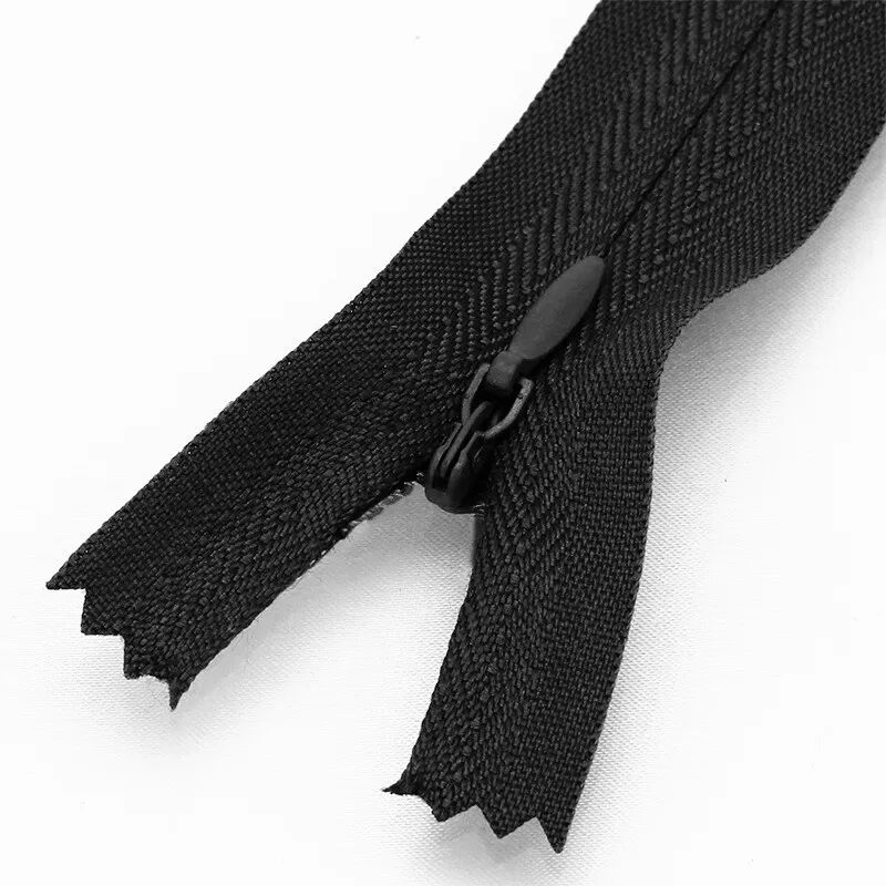 INF Fermeture éclair invisible 3  Noir 60cm - 10 pcs