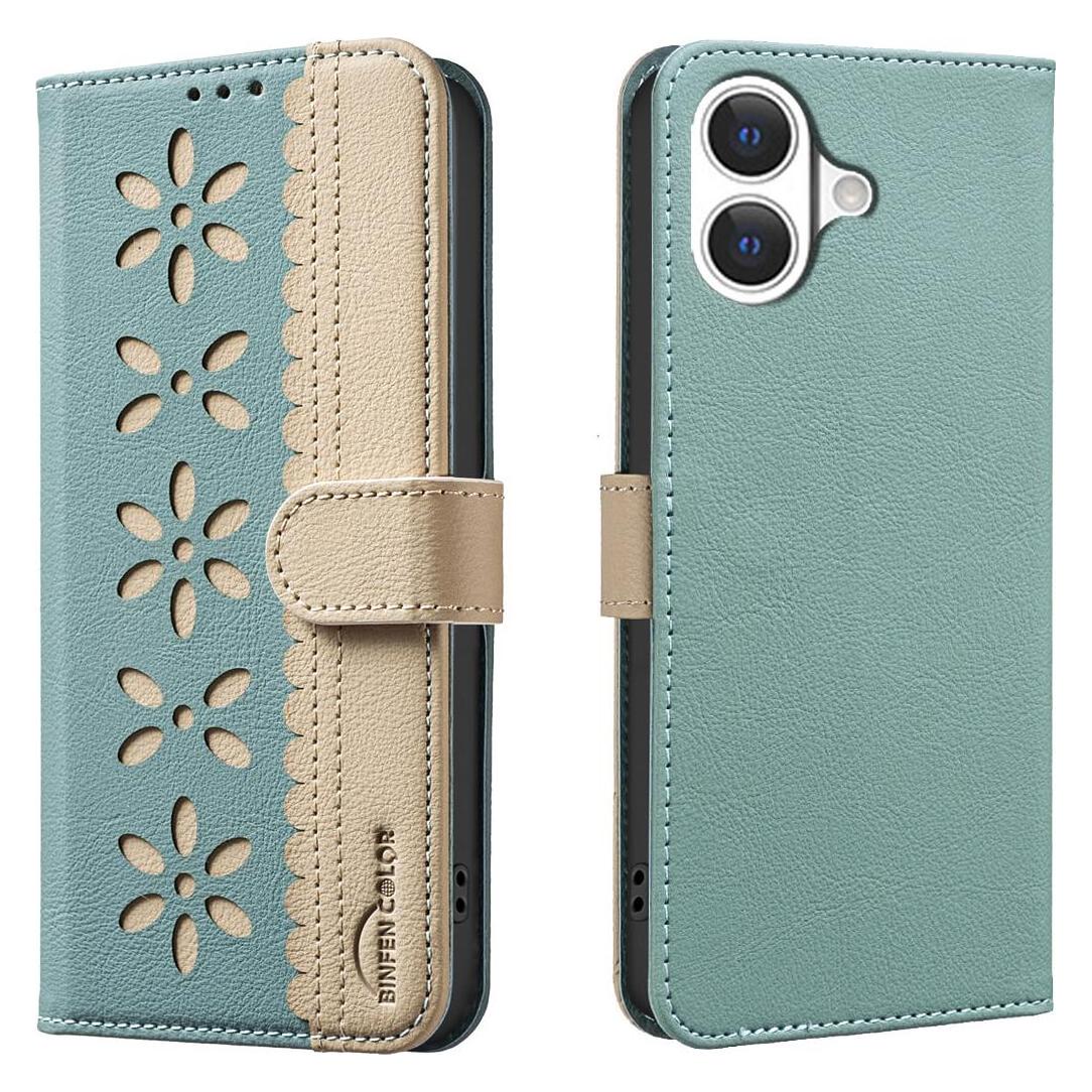 Binfen Color Ledertasche Floral (Apple iPhone 17) (61782325)