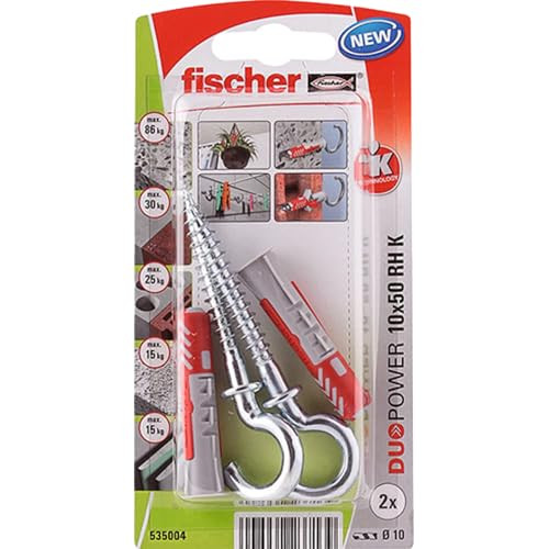 Fischer Duopower universele plug, meerkleurig, 10 x 50 mm