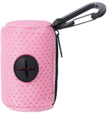 Uplifted Finds Dog Poop Pickup Bag Holder Pet Waste Bag Dispenser pink