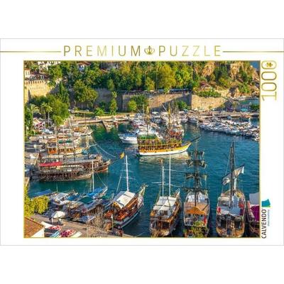 CALVENDO Puzzle Türkey, Antalya: Altes Marine Kaleici in der Innenstadt | 1000 Teile Lege-Größe 64x48cm Foto-Puzzle für glückliche Stunden