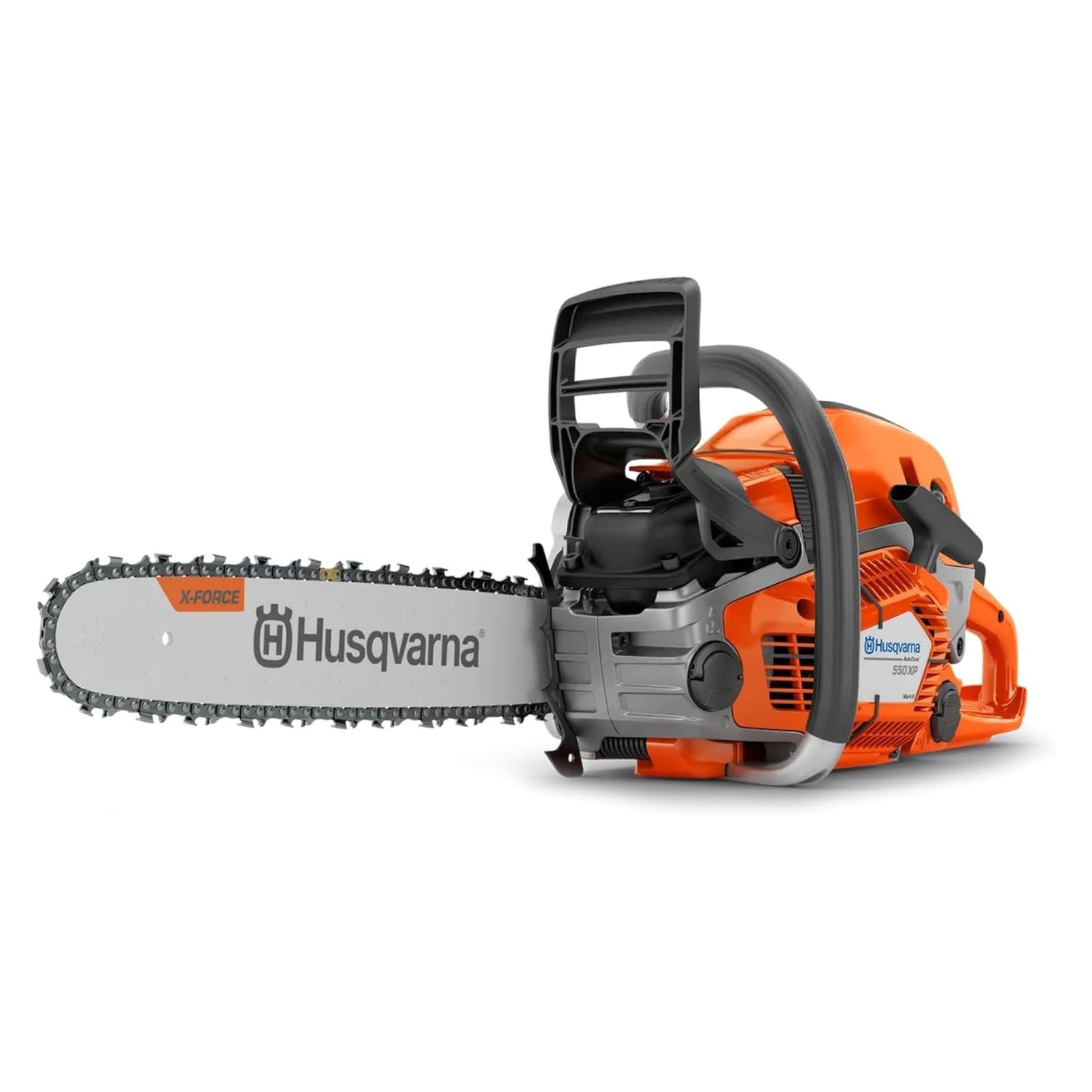 Husqvarna Motorzaag für professionelle Nutzer und Grundstückseigentümer (Benzin Kettensäge) (HUS966648115)
