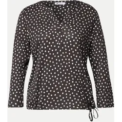 Bluse im Tunika-Look Schwarz 38