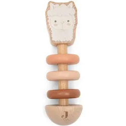 Jollein, Babyrassel, Holz-Rassel - Alpaca Paco