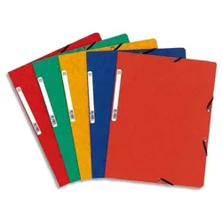 Exacompta Eckspannmappe aus Manila-Karton 355g/qm, für Format DIN A4