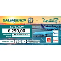 Geschenkgutschein € 250,00 - WINGSMO