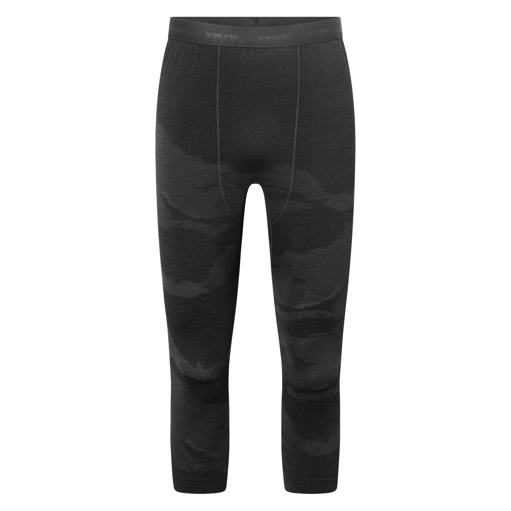 Viking Herrenunterwäsche Gasher Man Set 3/4 Merino schwarz (XL) (705765)