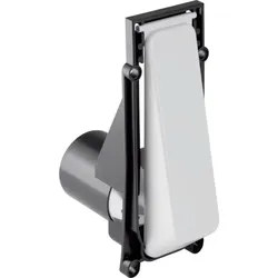 Geberit Betätigungstaste weiß-alpin mit Kolbengehäuse für pneumatische Urinal Handauslösung 240048111