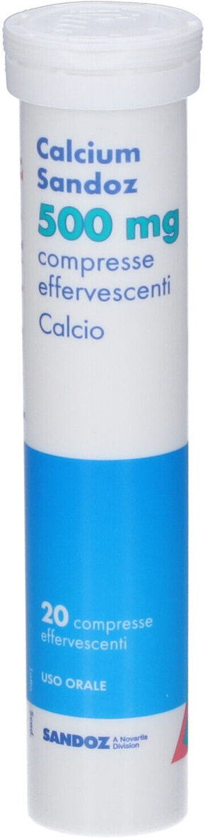 Sandoz Calcium 500 mg 20 compresse effervescenti