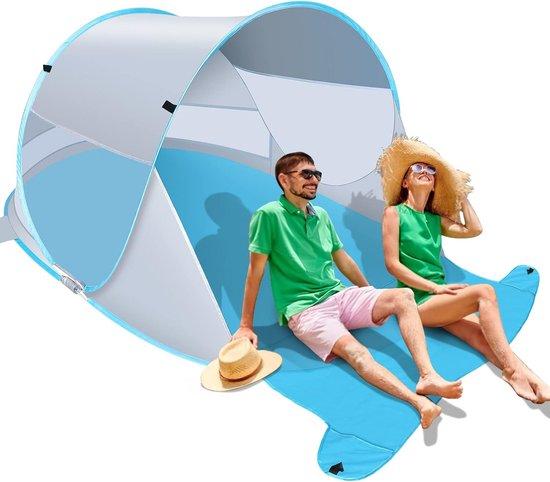 Famanu Strandzelt Automatisch UPF 50+ Anti-UV Schutz für 2 Personen