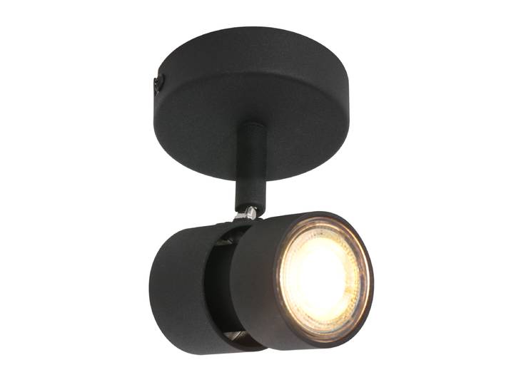 Spot - schwarz - Natasja LED - kunststoff metall - designlampe - GU10 - 7901ZW - Steinhauer