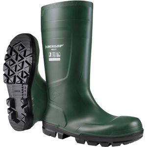 Dunlop Gummistiefel Work-It Full Safety NB2KL01, S5 SRA, Halbschaft, PVC, grün, Größe 38