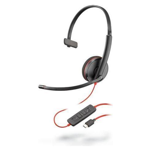 HP Poly Blackwire C3210 USB-C Single (Kabelgebunden, USB-C) (209748-22)