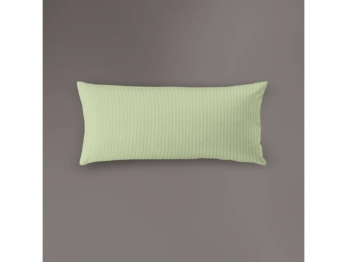 Kissenbezug IRISETTE Lumen 8129 , grün (lind), B:40cm L:80cm, Interlock-Jersey, Obermaterial: 100% Baumwolle, Kissenbezüge, Kissenbezug, hochwertig und traumhaft weich