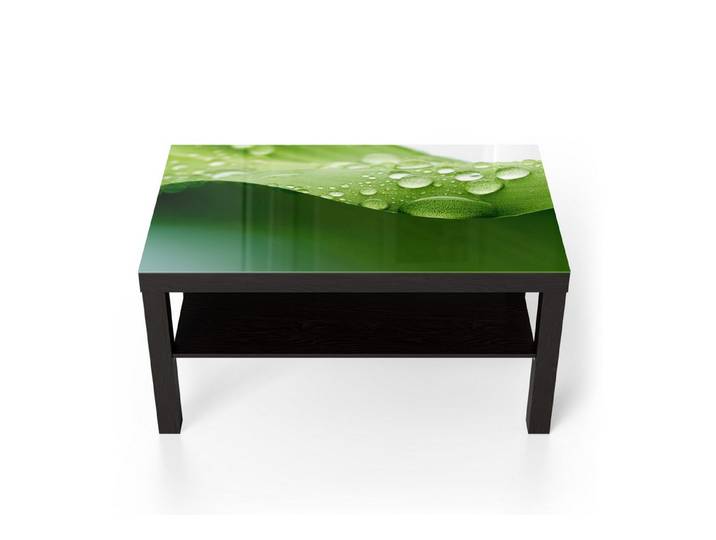 DEQORI Couchtisch 'Tropfenfrische', Glas Beistelltisch Glastisch modern