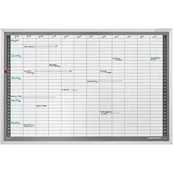 Magnetoplan, Präsentationstafel, Monatsplaner (90 x 60 cm)