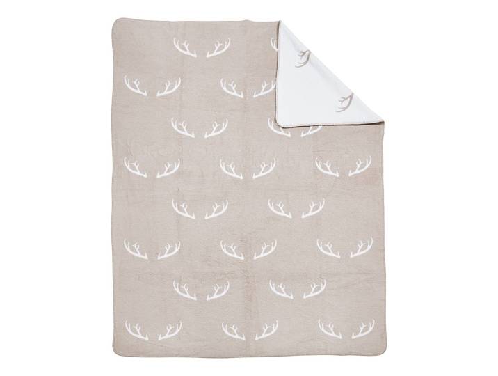 Couverture Antler 150 x 1 x 200cm Beige/Beige Tissu mélangé