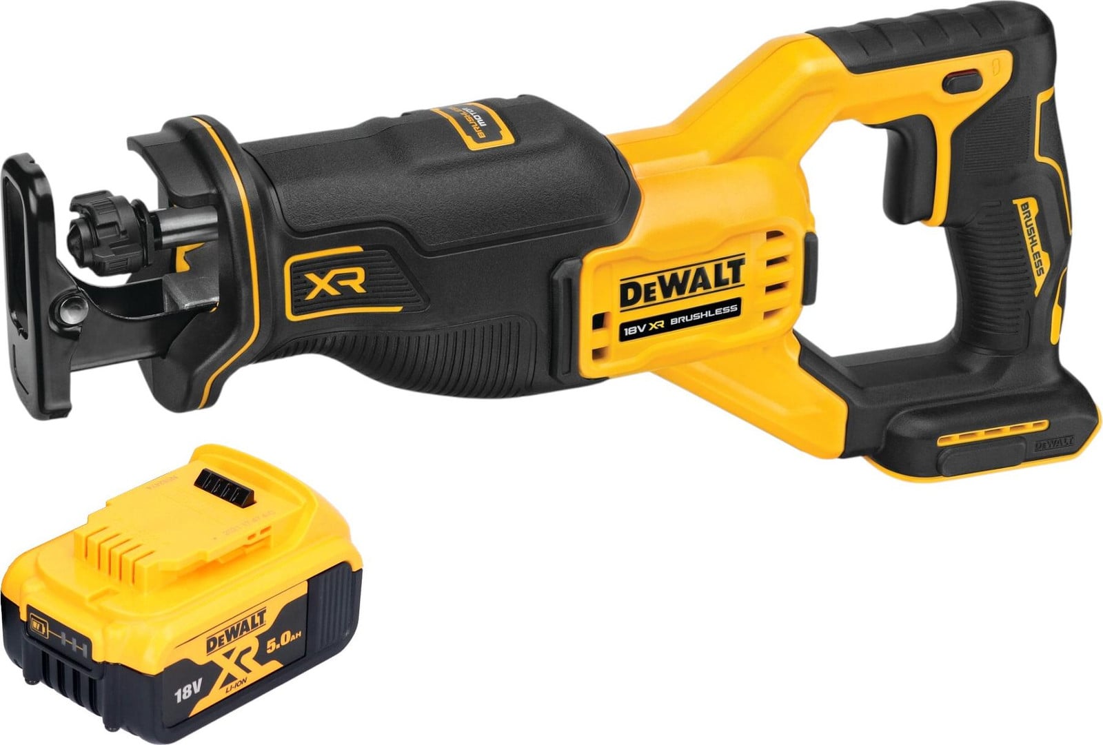 DeWalt DCS 382 N accu reciprozaag 18 V borstelloos met 1x 5,0 Ah accu