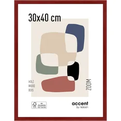 Nielsen Holz-Bilderrahmen Zoom 30 x 40 / Rot