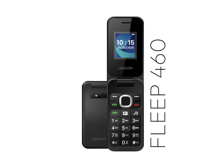 Téléphone portable Fleep 460 Noir LOGICOM