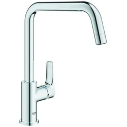 GROHE Eurosmart Einhand-Spültischarmatur, Ausladung 228mm, für Vorfenster-Montage, schwenkbar, 30618000