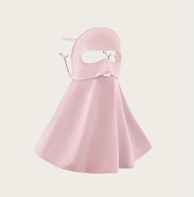 Lush Living Finds Womens UV Face Mask With Sun Visor & Neck Cover Cooling Sun Protection Masks pink