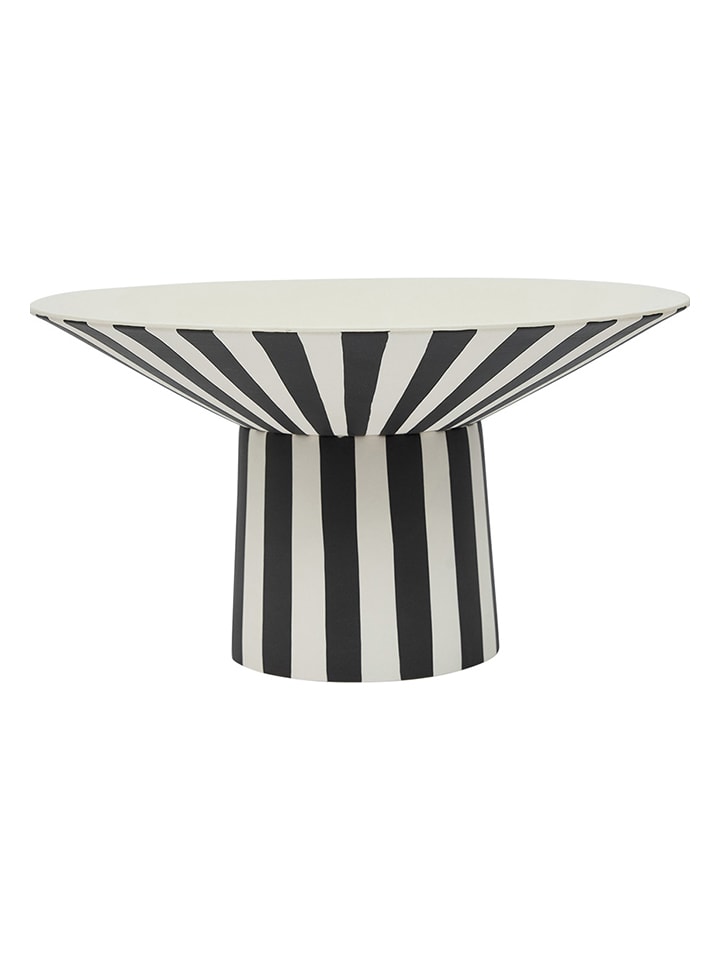 OYOY living design Servierplatte "Toppu" in Weiß/ Schwarz - onesize