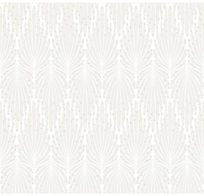 Candice Olson Café Society Cream Wallpaper