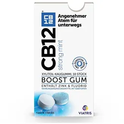 CB12® strong mint Xylitol-Kaugummi 10 St