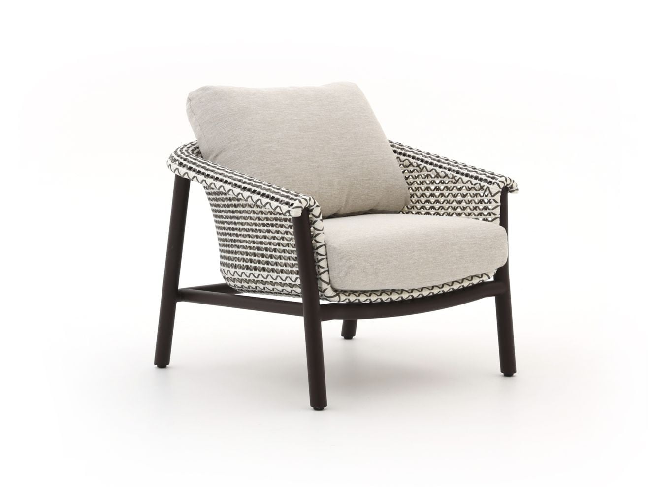 Zavelli Cuore moderne tuinstoel in beige rattan vlechtwerk