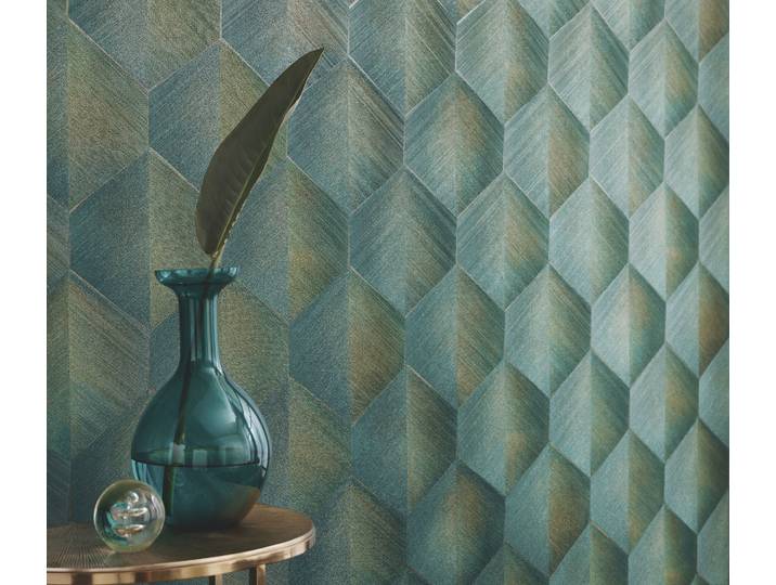Vliestapete FASHION FOR WALLS Prisma , grün, B:0,53m L:10,05m, Tapeten, Vliestapete, Phthalate frei