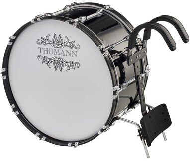 Thomann BD2614BL Marching Bass Drum Schwarz