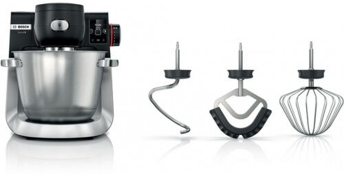 Bosch Série 6 Robot pâtissier avec balance 1600 W Noir, Inox brossé MUMS6ZS00