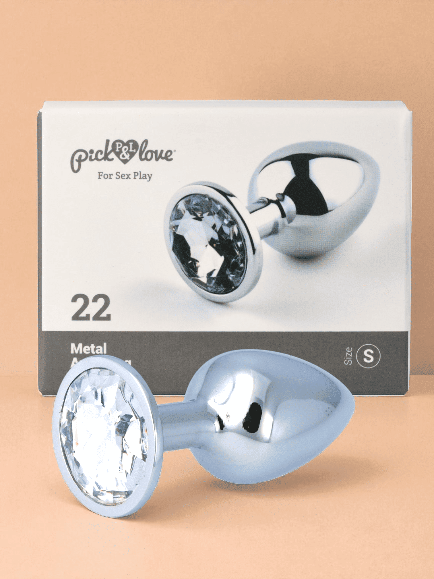 PICK&LOVE nº 22 plug anal métallique taille S