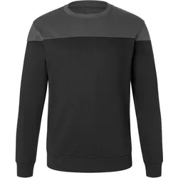 Sweatshirt "5222" - L - schwarz/dunkelgrau