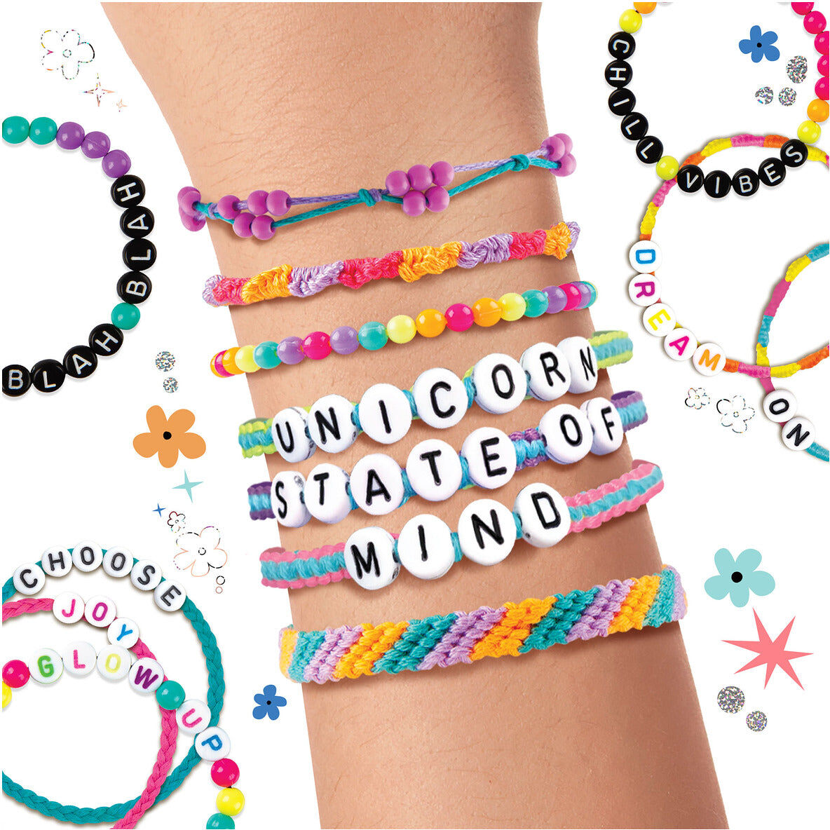 Fashion Angels Tell Your Story Alphabet Bead Jewellery Kit for Kids, Over 1,500 Beads and Accessories