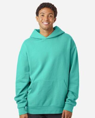 Independent Trading Co. IND280SL Avenue 280 Gm Pullover Hoodie in Seafoam size 2XL   Cotton/Polyester Blend