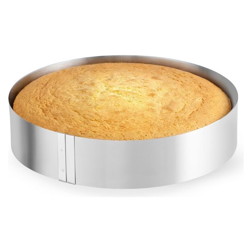 Hendi Kuchenring, verstellbar,, Silber, ⌀320x(H)70mm, Rund (32 cm) (78222928)