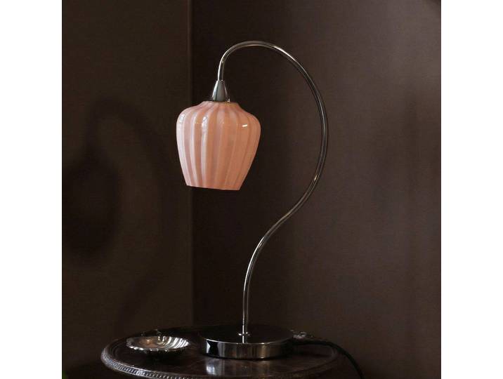 PR Home Tischlampe Amalfi, chrom / silber, für Flurbereich, Metall, Skandinavisch, Tischlampe