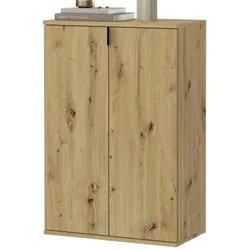 SCHUHSCHRANK Artisan Eiche 61 cm, Flurschrank mit flexibler Inneneinteilung