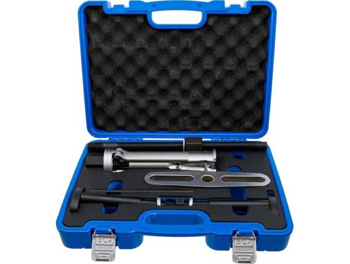 BGS 9465 Zylinder-Laufbuchsen-Auszieher mit Gegenstütze 60-160 mm 6-tlg. für nasse Zylinderlaufbuchsen Spreizsystem mit Halt am unteren Buchsenrand