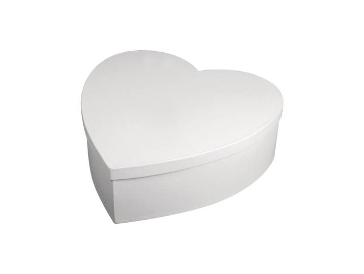 Rayher Pappmaché-Box Herz 30 cm 10 cm
