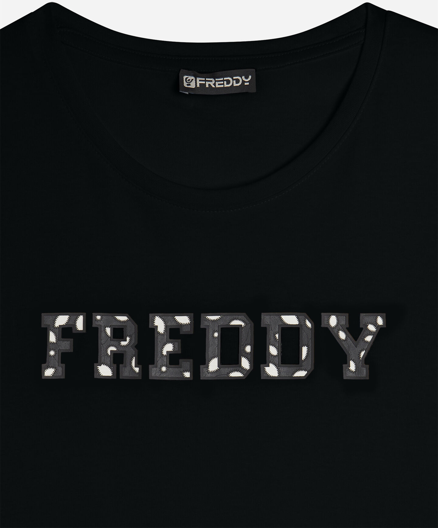 Freddy Logo W - T-shirt - Donna - Nero XS